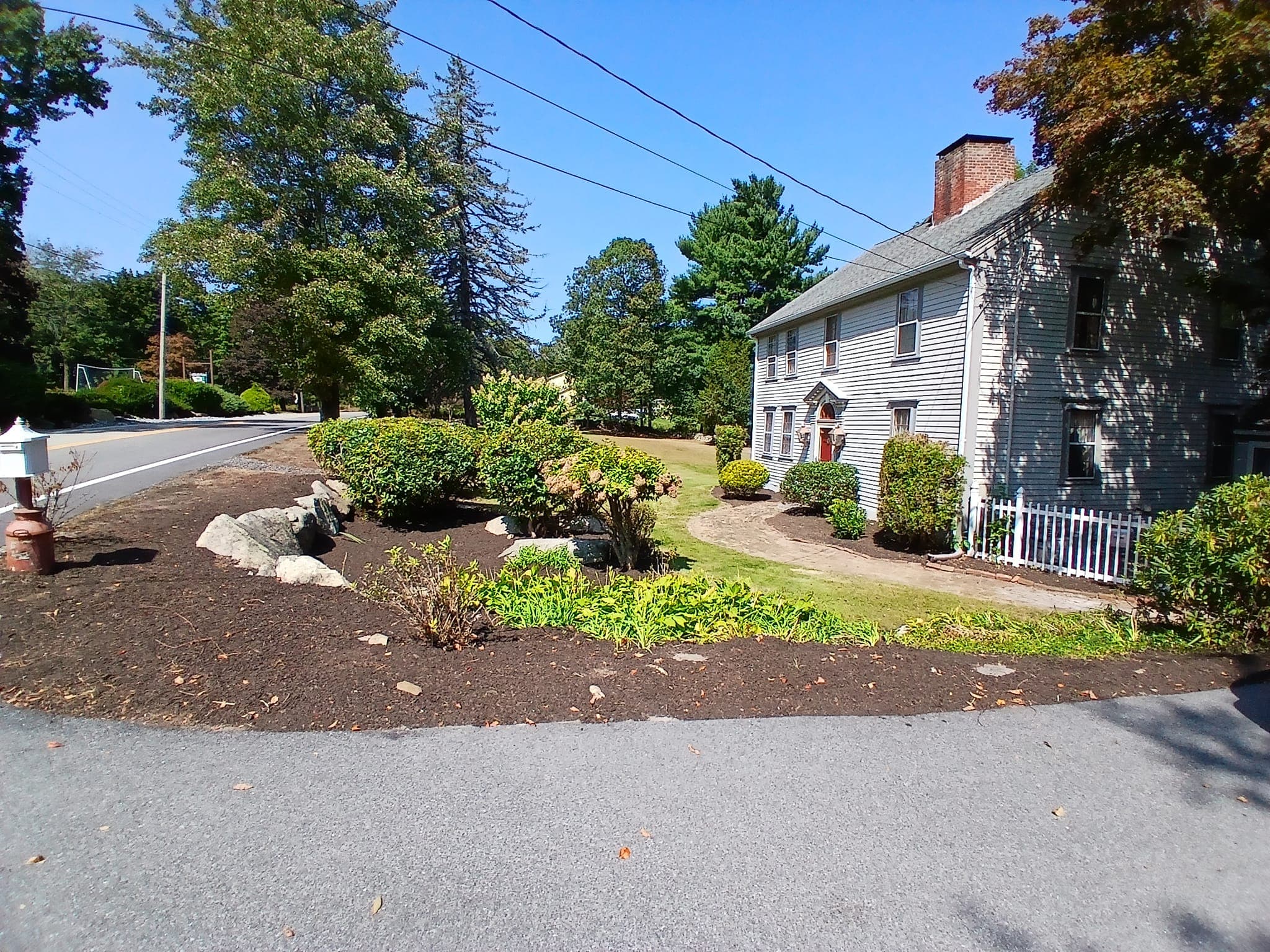 beautiful yard with short grass